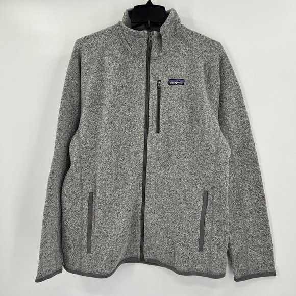 Patagonia Men's Better Sweater Full Zip Fleece Jacket Stonewash Gray sz L NWT - Picture 13 of 16